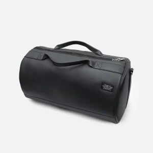 Black gym duffle bag