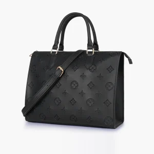Black on-the-go handbag